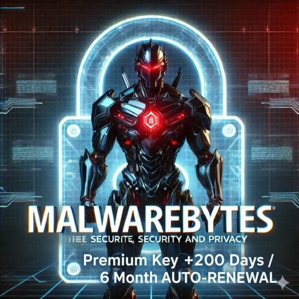 M@lwarebytes Premium Key (+200 Days / 6 Month AUTO-RENEWAL) [ Android ; Windows ; MAC OS ]