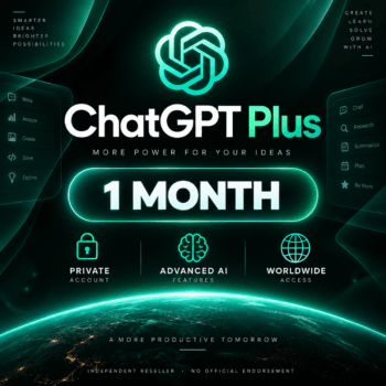 ChatGPT Plus – 1 Month ( Account )