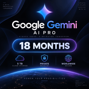 GOOGLE GEMINI AI PRO – 18 MONTHS